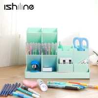 desk pen holder pencil makeup storage box desktop organizer stand case school office stationery