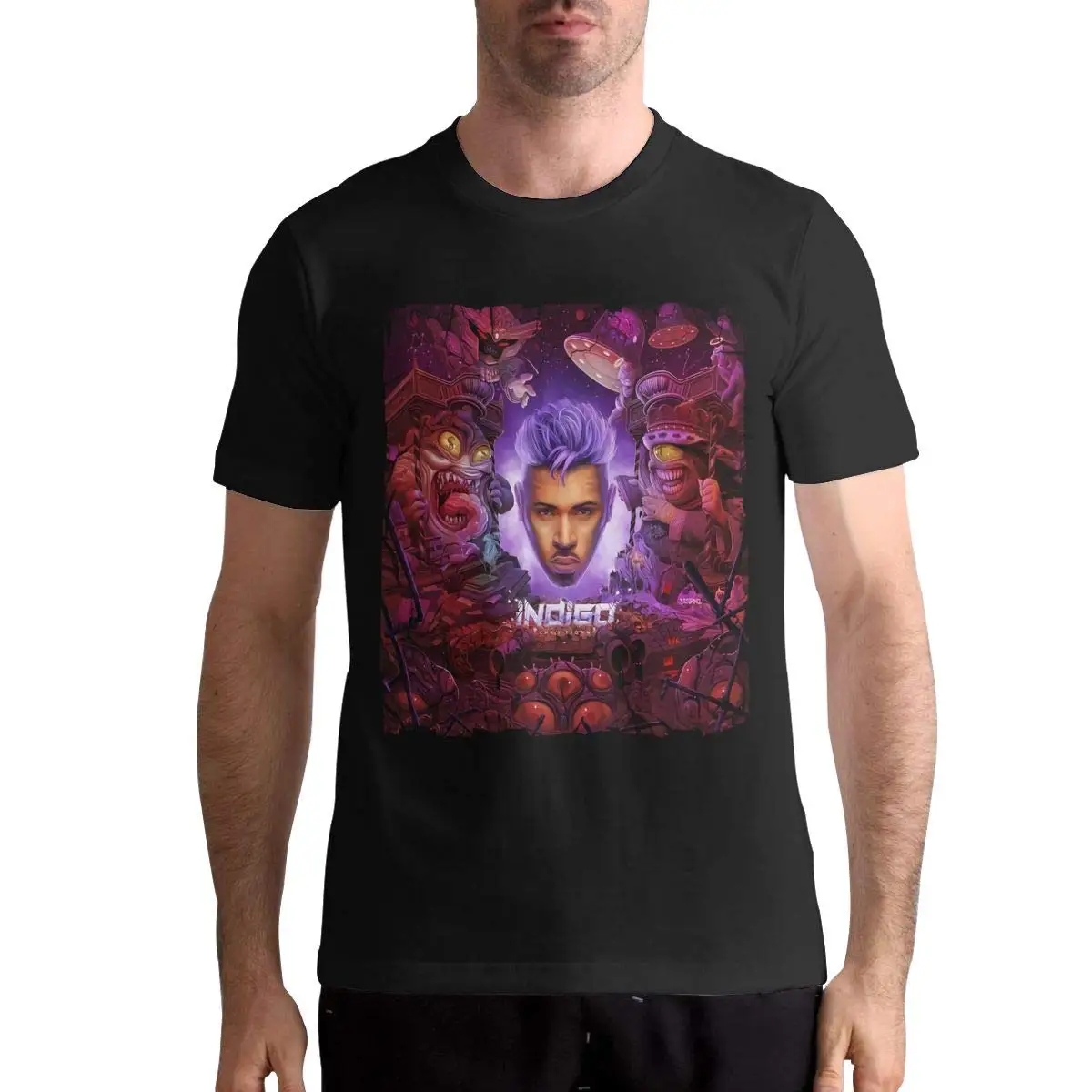 Denise K Steinbach Chris Brown T Shirt Men's Cotton Fashion Sports Casual Round Neck Short Sleeve Tees Men Funny | Мужская одежда