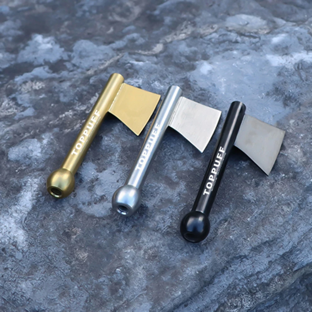 TOPPUFF Sniffer Snorter Tube Stainless Steel Snuff With Sharp Blade Unbreakable Metal Smoking Pipe | Дом и сад