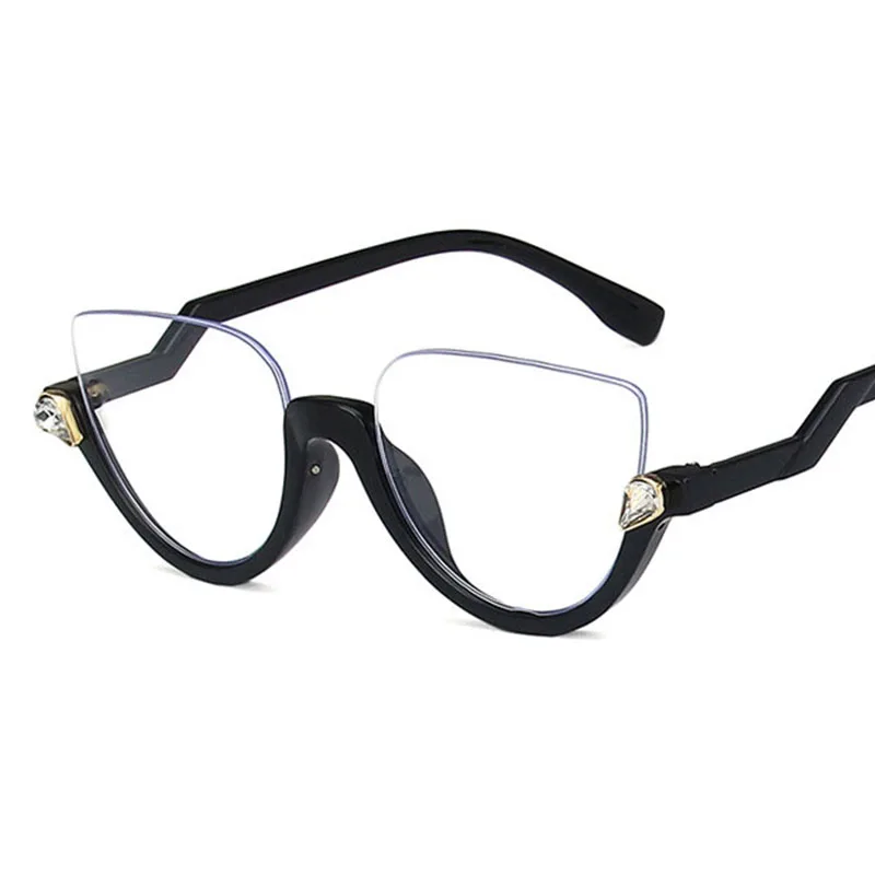 Винтажные Ретро Сексуальные женские классические Полуободковые очки с