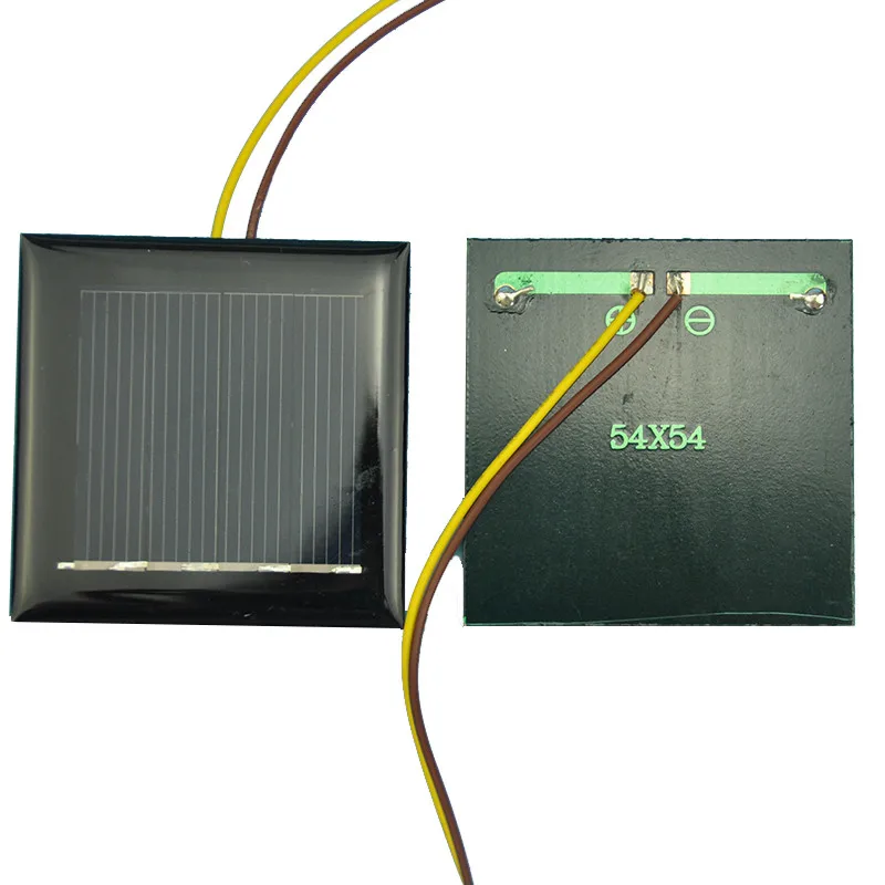 100 шт./лот оптовая продажа 2 в 1 ма поликристаллическая солнечная панель клей