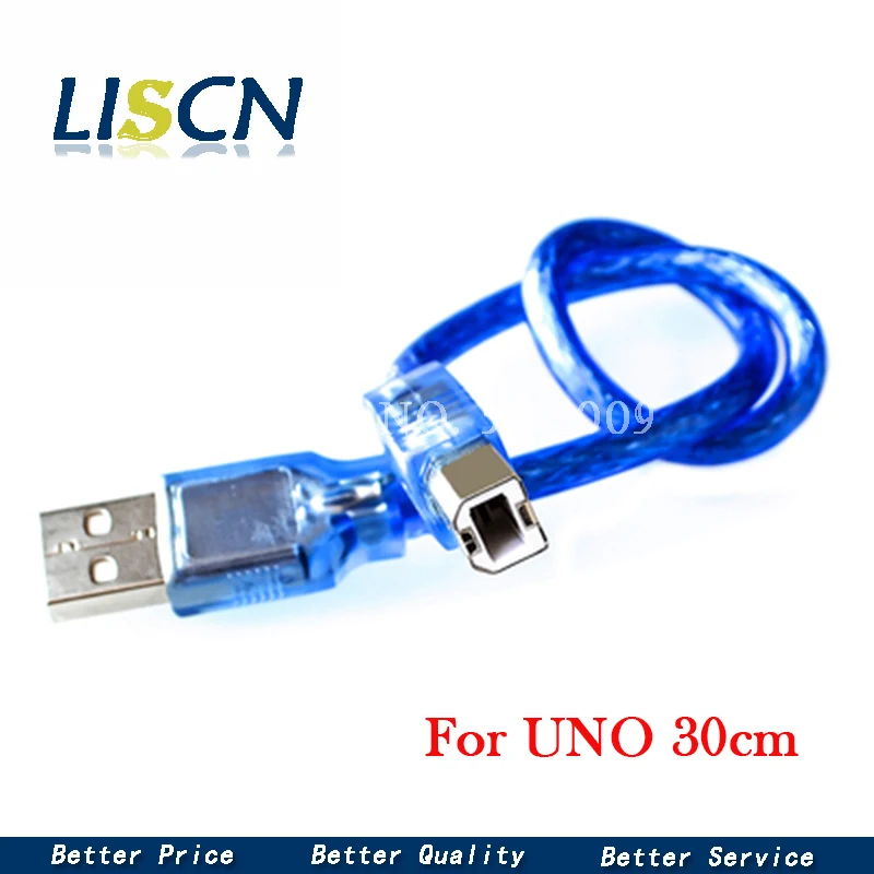 30 см USB кабель для Uno r3/Nano/MEGA 2560/Leonardo/Pro micro/DUE Blue высокого качества USB/Mini USB/Micro 0 3 m Arduino