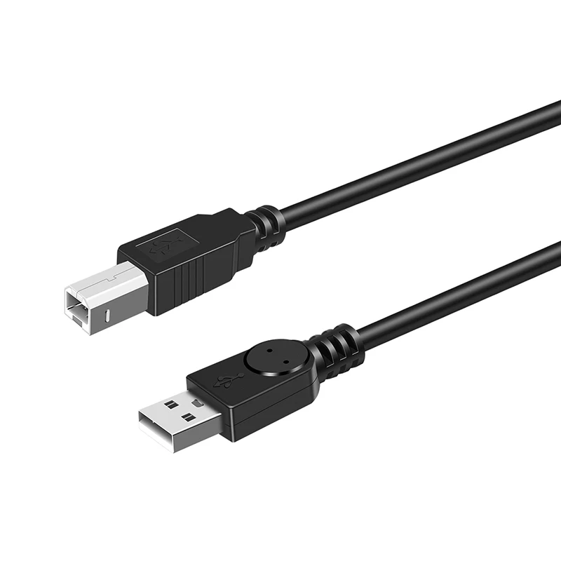 USB 2 0 кабель для печати Type A to B папа-папа Кабель принтера Canon Epson HP ZJiang принтер