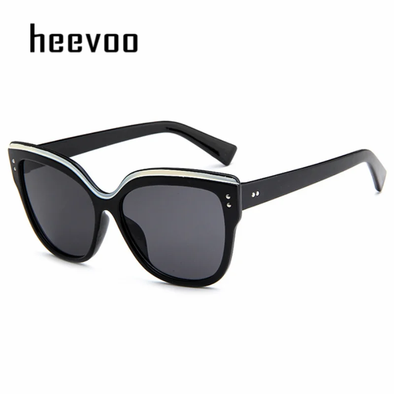 Женские солнцезащитные очки кошачий глаз в винтажном стиле элегантные модные