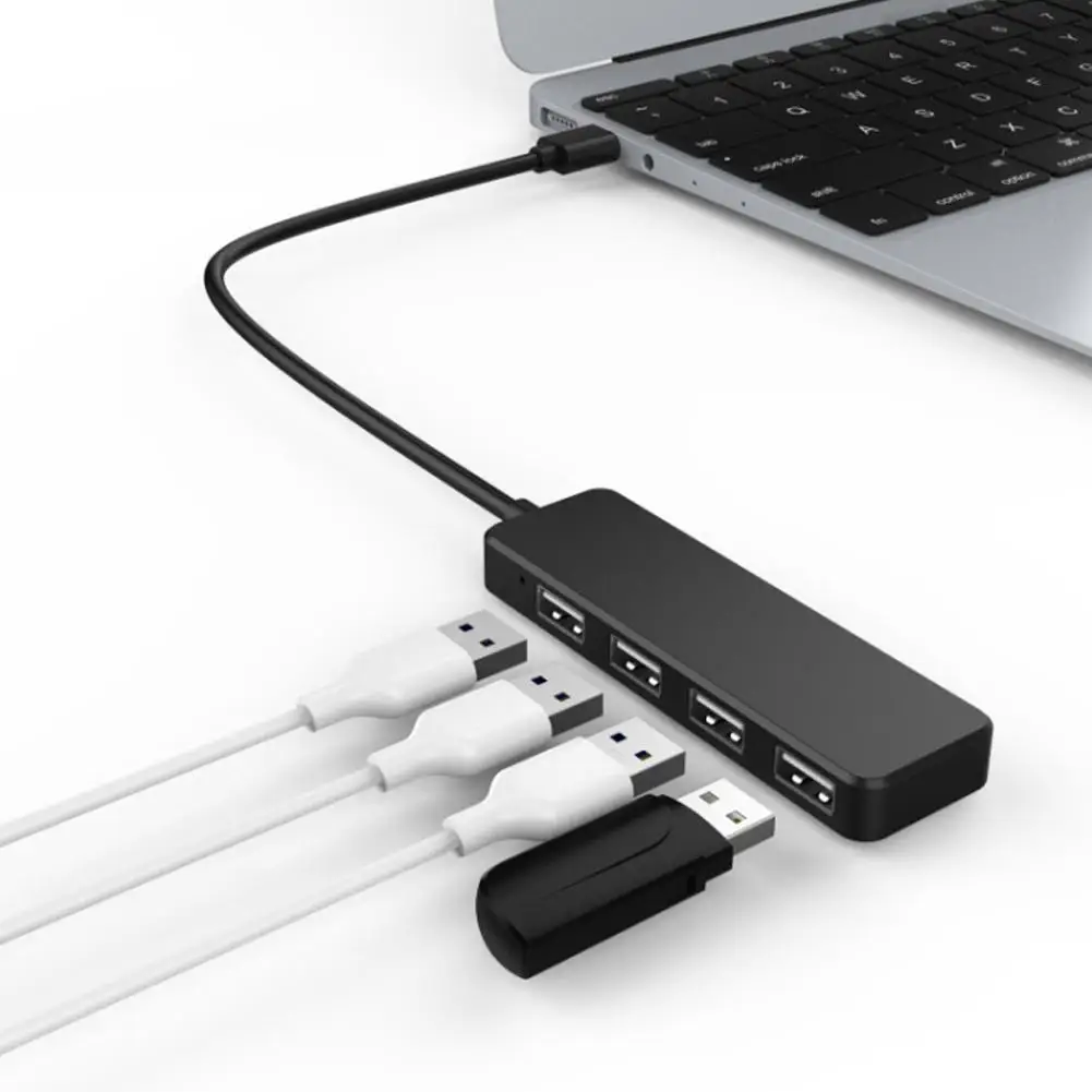 Usb-хаб 2 0/3 0 4-портовый концентратор ультратонкий портативный USB-разветвитель для