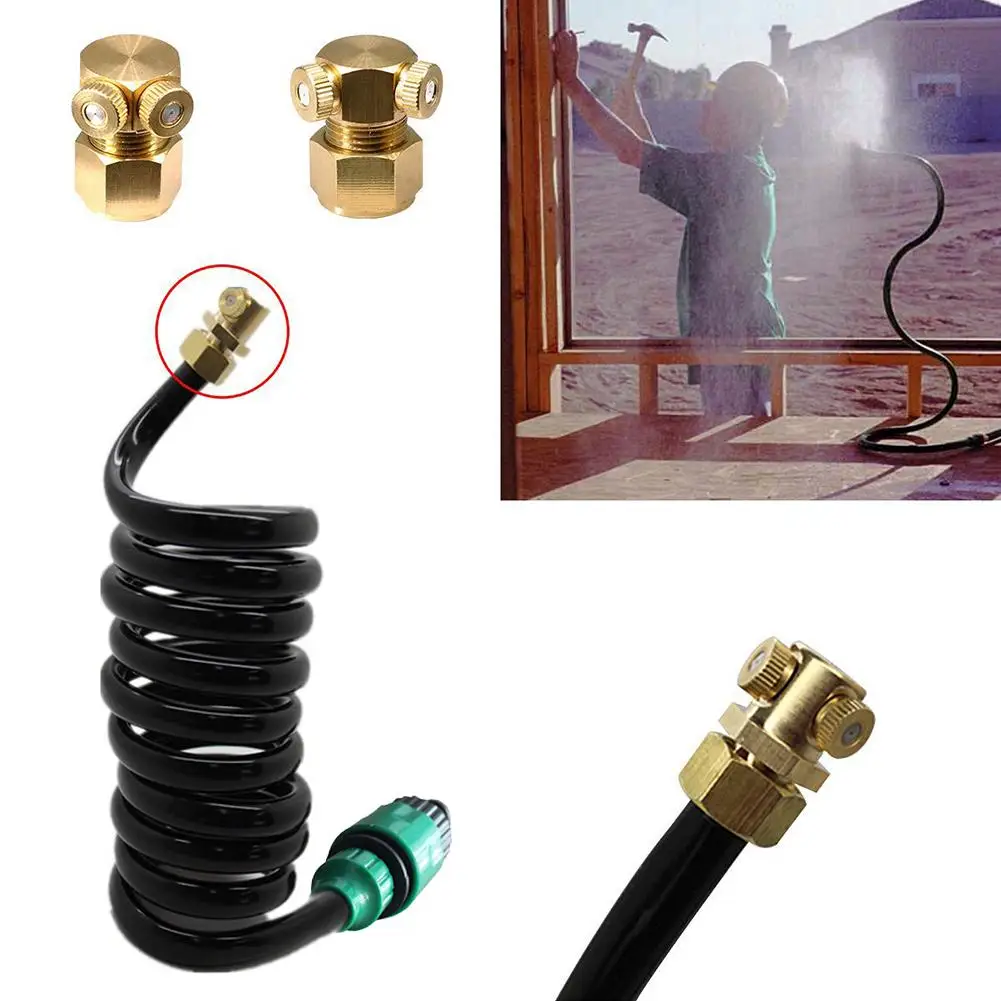 Портативный Гибкий Шланг для распыления уличная система туманообразования