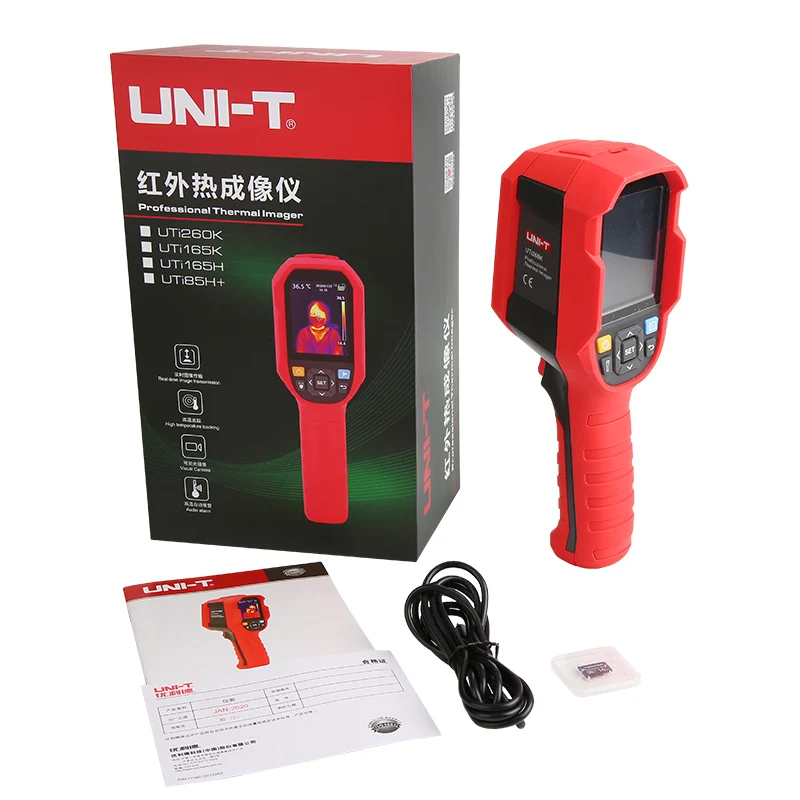 UNI-TUTi260K тепловизор функция будильника компьютер в режиме реального времени