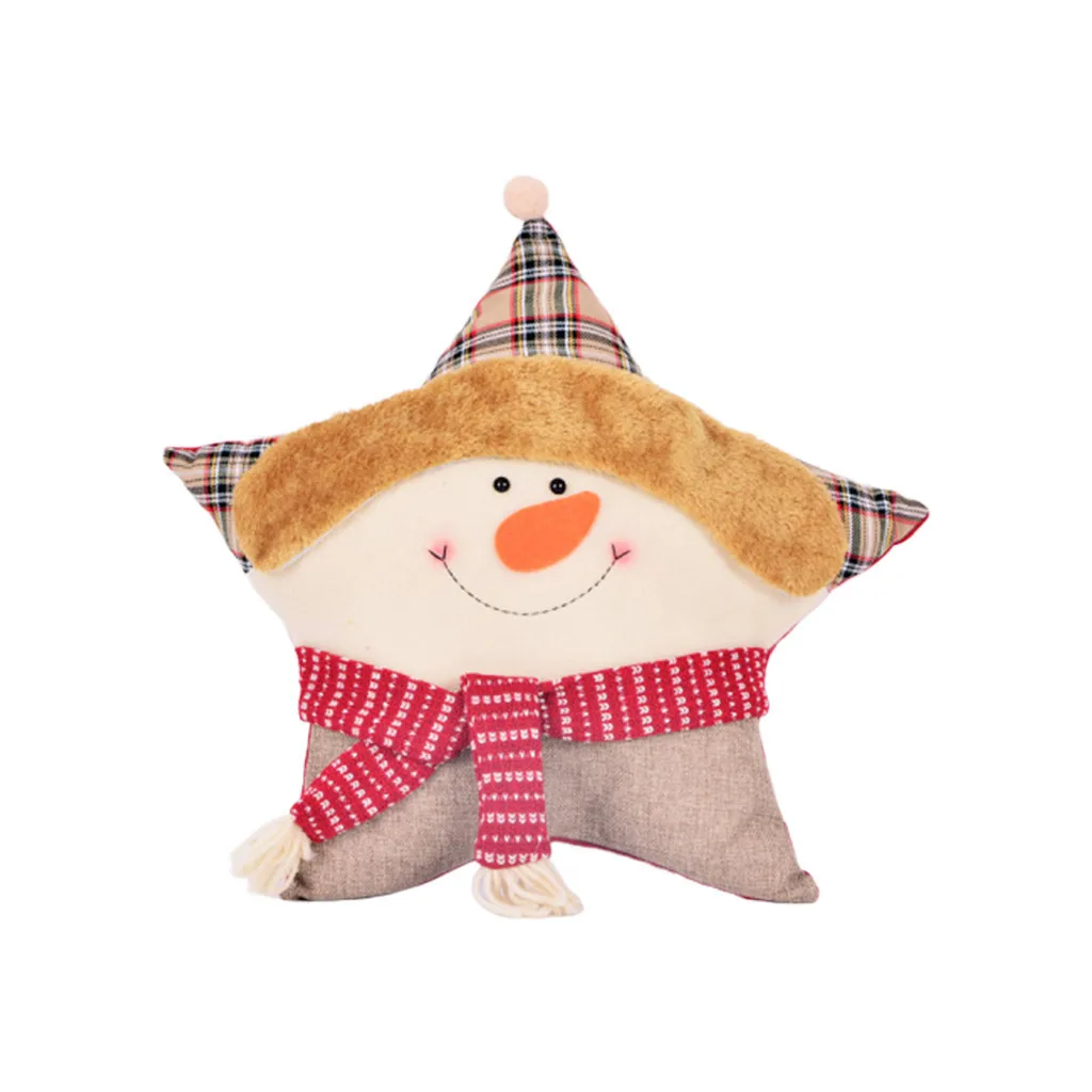 Милые рождественские Подушки украшение для дома праздничные подушки модные