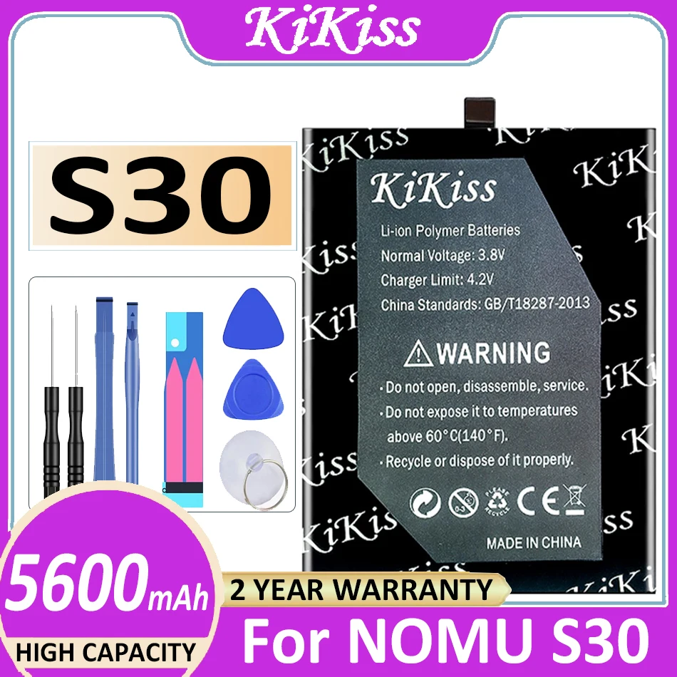 

Original KiKiss Battery 5600mAh for NOMU S30 S 30 Bateria