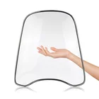 Толщиной 2 мм Универсальный мотоцикл от холодного ветра дефлектор чистый прозрачный PC пластина скутер лобовое стекло Ветер приложения к сиденью