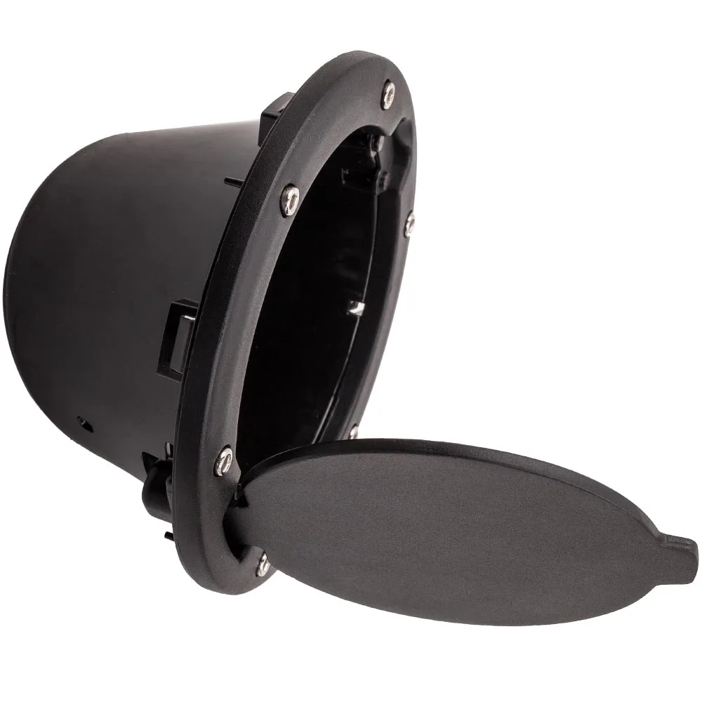 Алюминиевый Топливный Наполнитель двери газовая крышка Черный для Jeep Wrangler JK