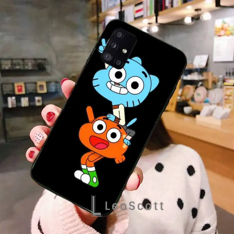 

The Amazing World of Gumballs Phone Case For Samsung A50 A51 A71 A20E A20S S10 S20 S21 S30 Plus ultra 5G M11