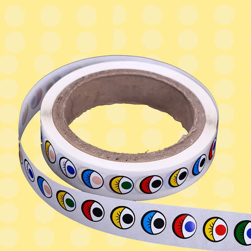 

17m DIY animal eyes mouth tools for doll DIY Eye mouth sticker for kids handcraft creative DIY sticker tool for children