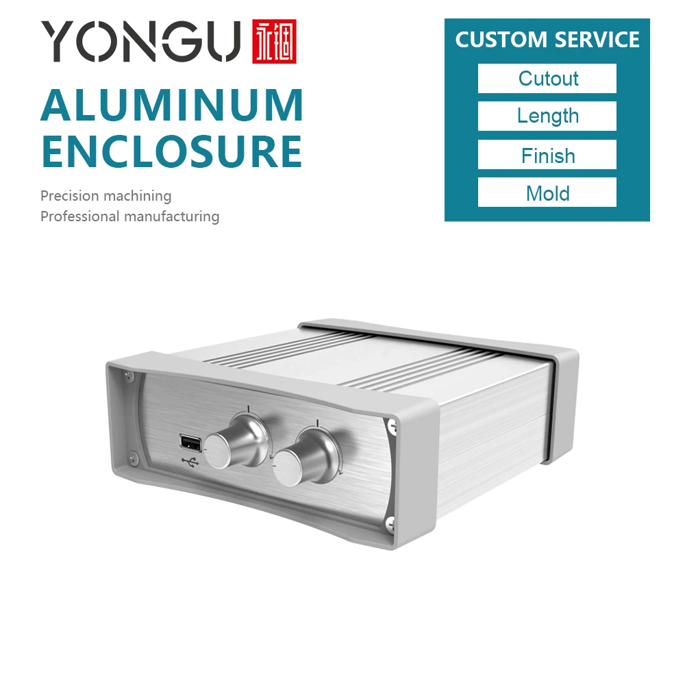 

YGKT K10 168*54*L(W-H-L)mm Anodized Protective Battery PCB Housing Good Seal Performance