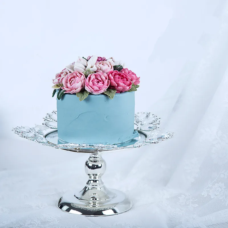 Tobs зеркальное лицо свадебная Золотая Хрустальная подставка для торта набор