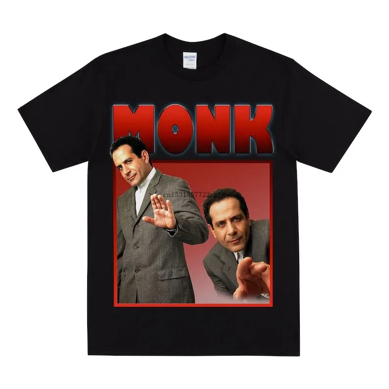 

MONK Homage T-shirt, Funny Graphic Tee For Men & Women, Private Detective TV Show 3d Printed T Shirt