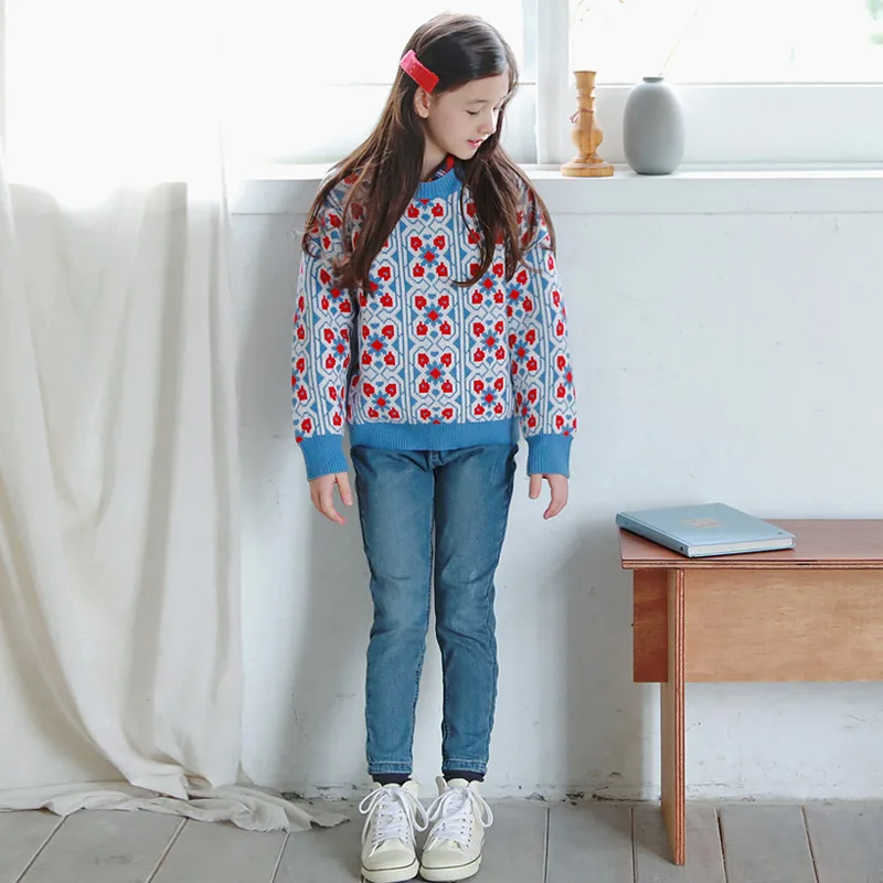 Новые детские свитера для родителей осенне-зимний свитер мамы и дочки | Мать