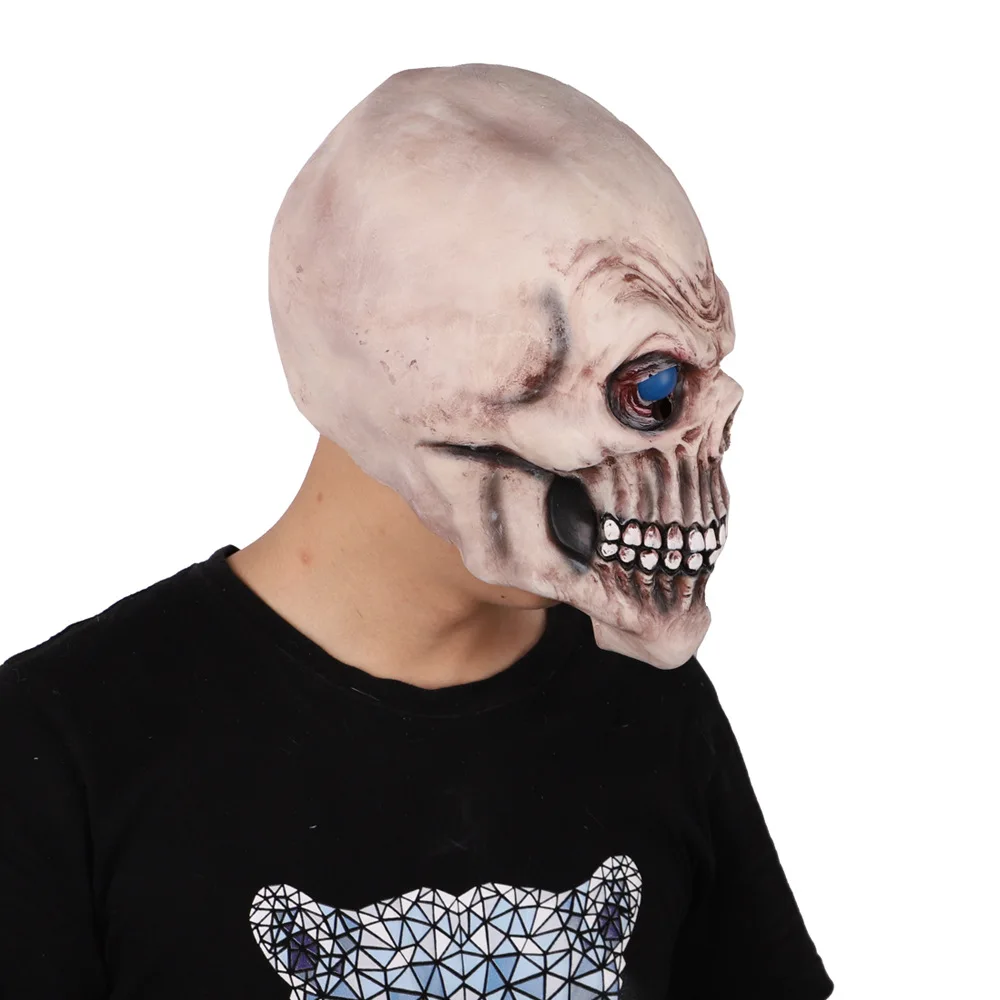 Чехол со скелетом и черепом для головы злых духов Knight Ghost Rider латексная маска