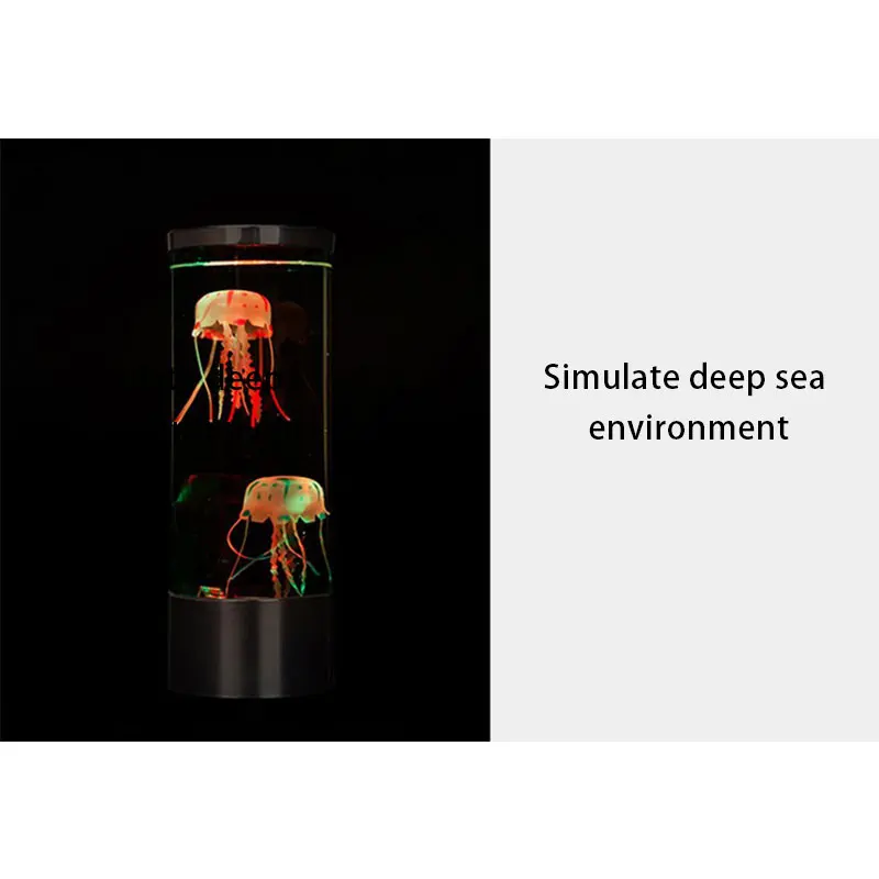 

7 Colors Fantasy Aquarium Hypnotic Jellyfish Mood Table Bedside Lamp Home Room Decoration Color Changing Childen LED Night Light