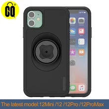 Phone case Bicycle Phone Holder with Quick Mount Case for iphone 12 pro Max MINI SE 2020Bike Mount Black