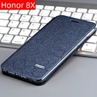 Флип-чехол для Huawei honor 8x, чехол Honor 8x, кожаный силиконовый чехол для задней книги, Mofi, Блестящий Роскошный чехол для huawei honor 8x, деловой чехол