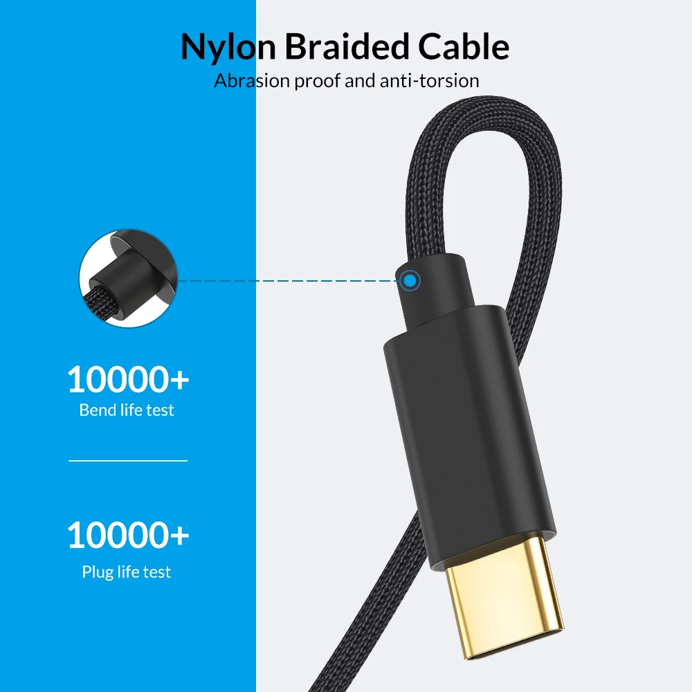 Двойной USB C кабель 60 Вт 3A PD зарядный типа c к type QC3.0 для передачи данных xiaomi huawei phone