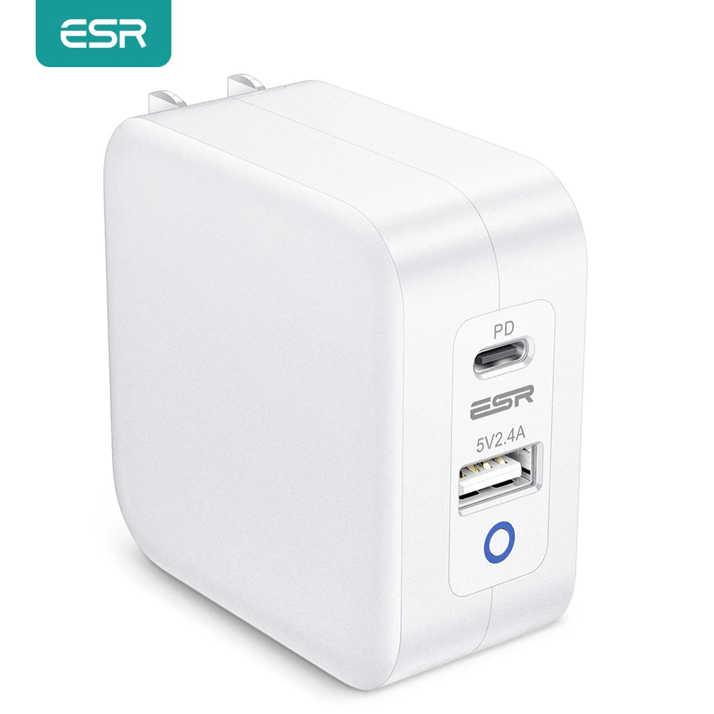 ESR 65 Вт Ган зарядное устройство Quick Charge 3 0 Тип C PD USB портативное беспроводное для