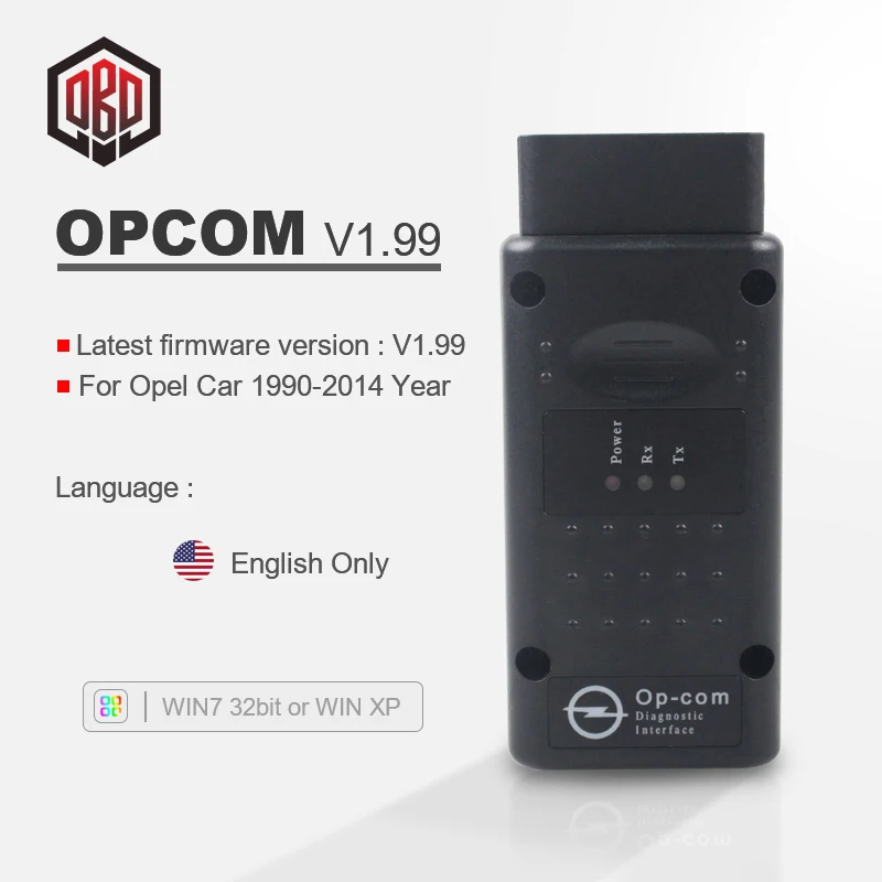 OBD2 opcom V1.99 с PIC18F458 FTDI диагностический инструмент для Opel OPCOM шина сети локальных