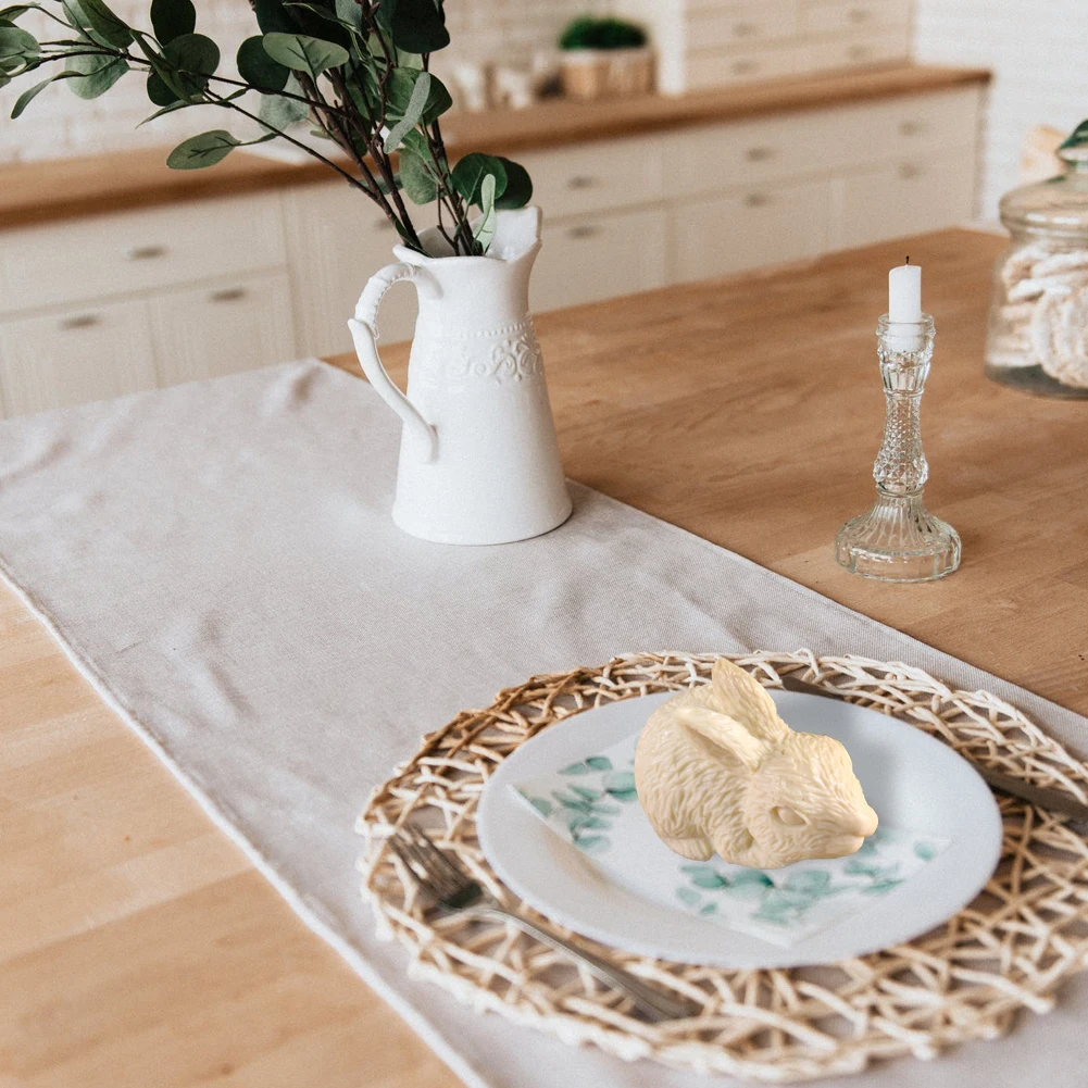 

Easter Mold Silicone Mold Soap Bunny Rabbit Mould 3D DIY Decoration Easter Baking Tool For Cake Fondant Candy Pudding Mousse