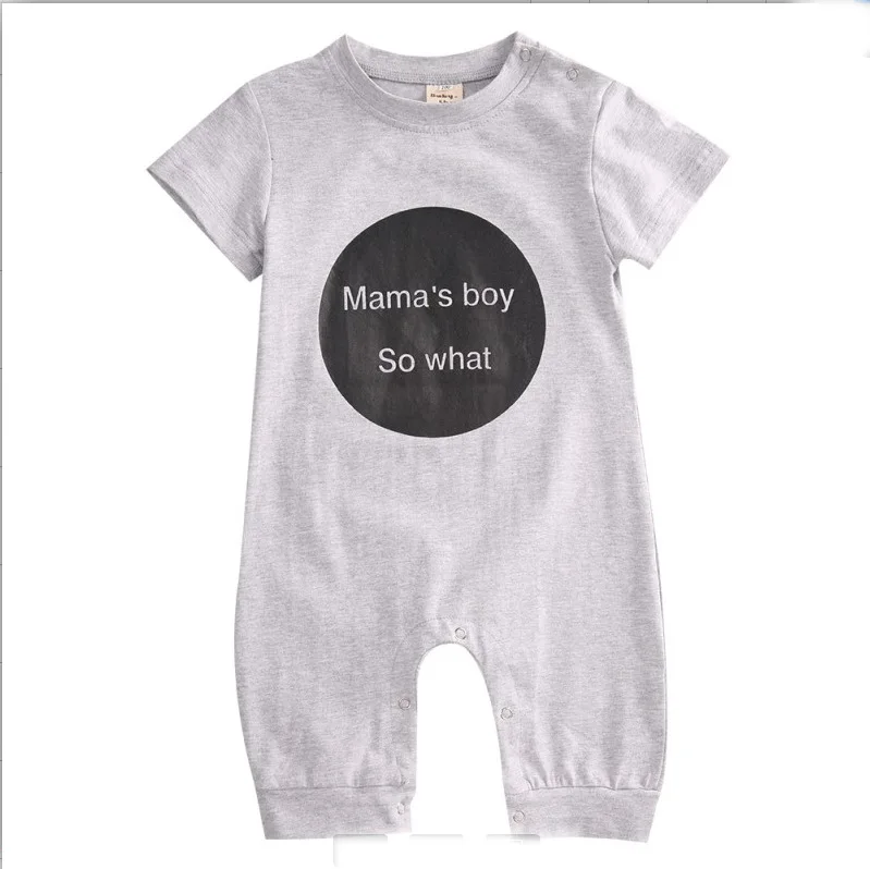 Новинка Модный комбинезон EAZII для новорожденных маленьких мальчиков с коротким