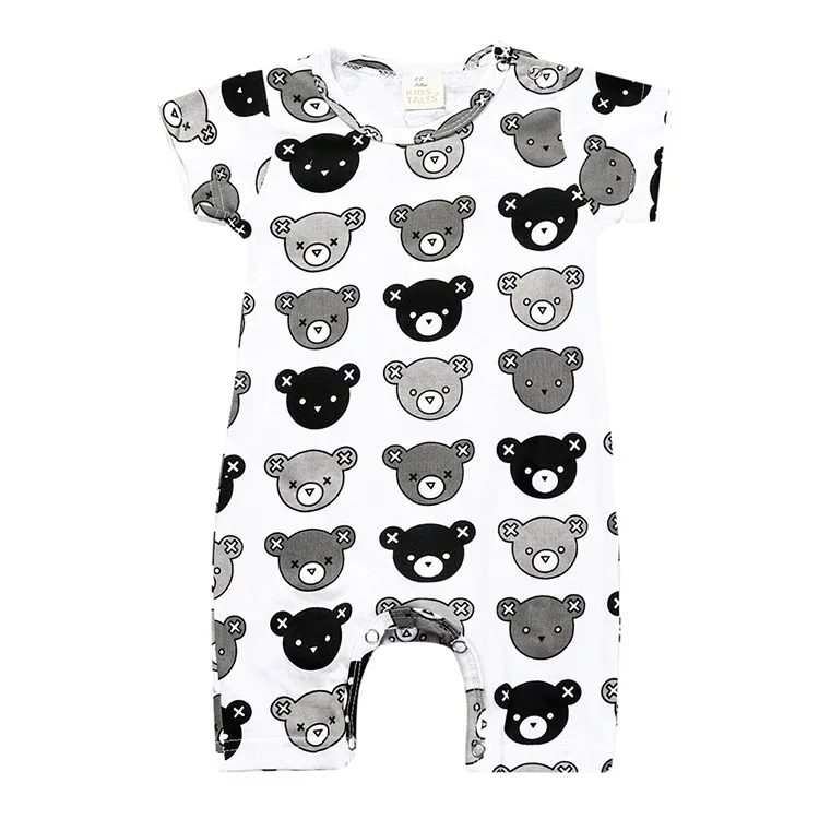 

New Fashion Beach Style Summer Baby Boys Romper Short Sleeve Gentleman Infant Jumpsuit Newborn Boy Formal Clothes