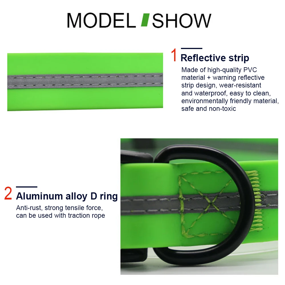 Новый ошейник для домашних животных водонепроницаемый легко чистится 6