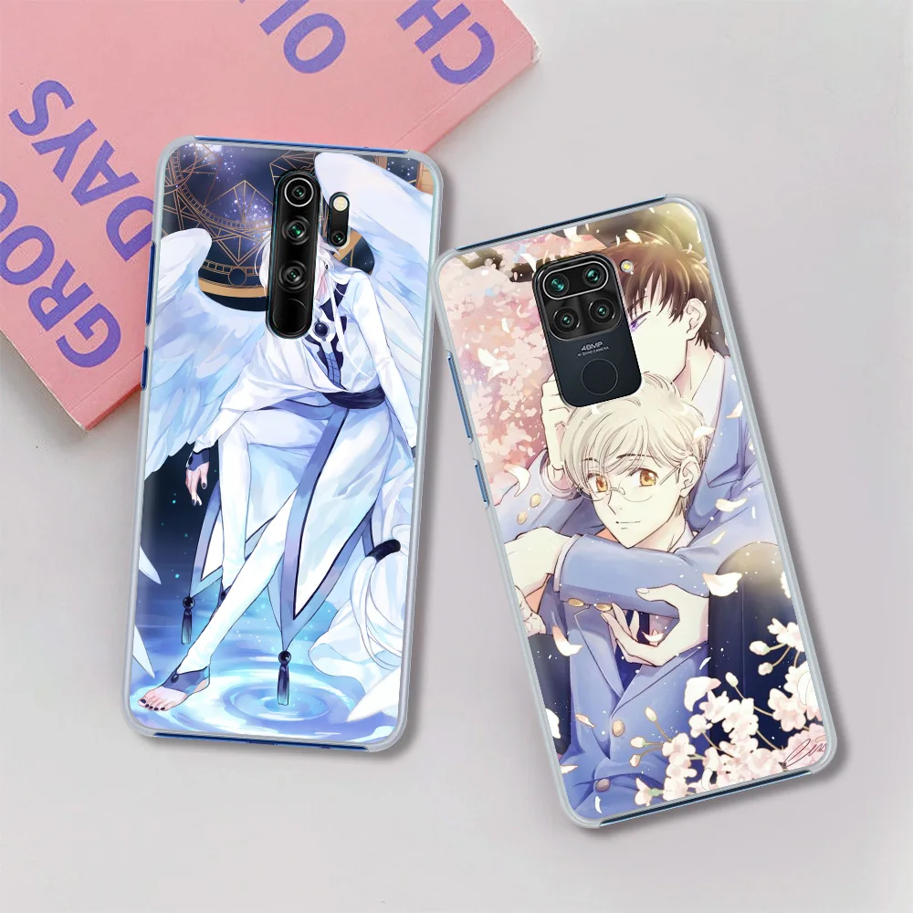 

Hard PC Phone Case For Fundas Redmi Note 9S 9 8 10 Pro Max 7 7A 8T 8A 9C 9A 9T 5G Cover Bag Sakura Card Captor Yue And Touya