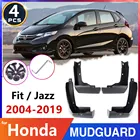 Автомобильные Брызговики для Honda Fit Jazz GD GE GK 2004  2019 2005 2010 Брызговики внешние автомобильные-товары-наклейки