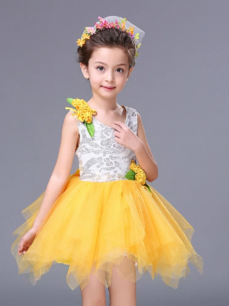 Платье для латинских танцев девочек бальных Детское платье Одежда сальсы и