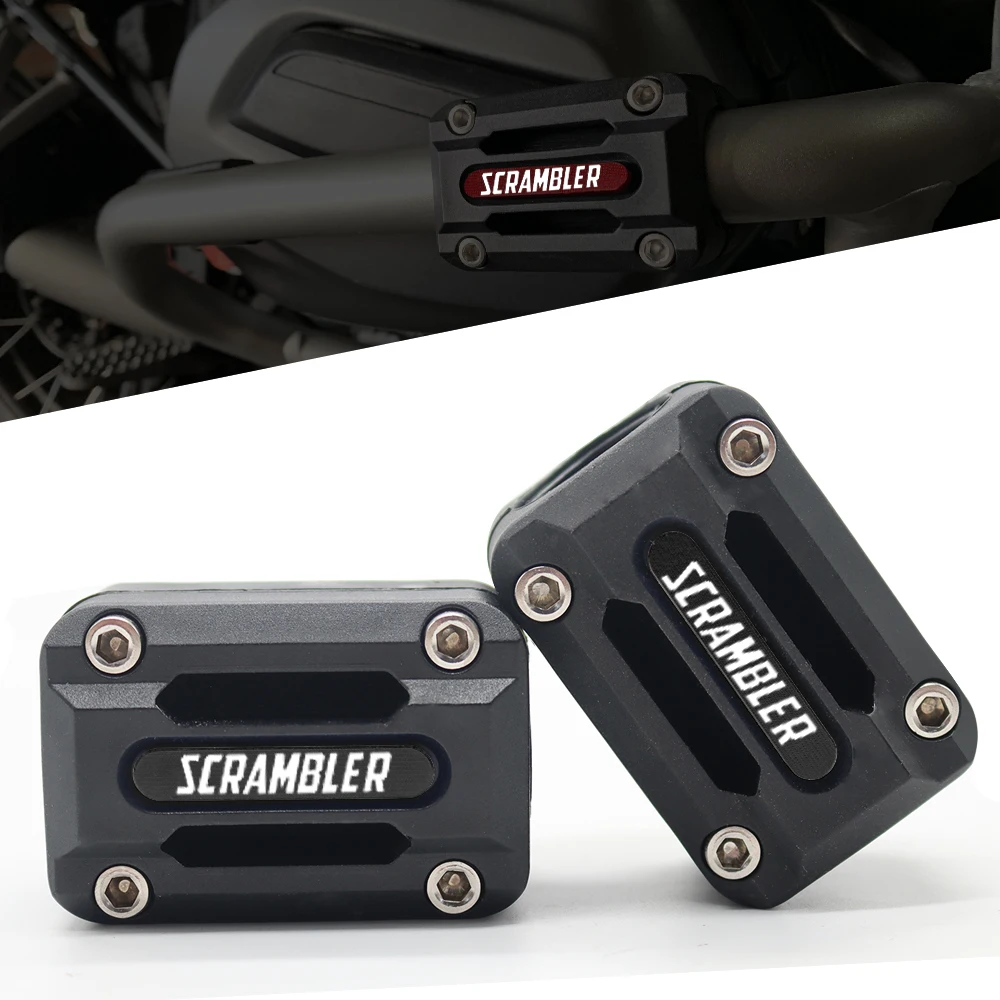 

For DUCATI Scrambler 800 400 Scrambler400 22/25/28mm Motorcycle Engine Crash Bar Protection Bumper Decorative Guard Block