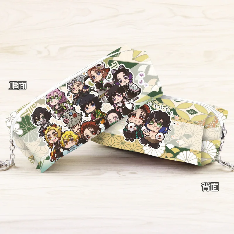 

Женский пенал на молнии, коробка для карандашей, Детские канцелярские принадлежности, подарок, чехол для карандаша с аниме «рассекающий дем...