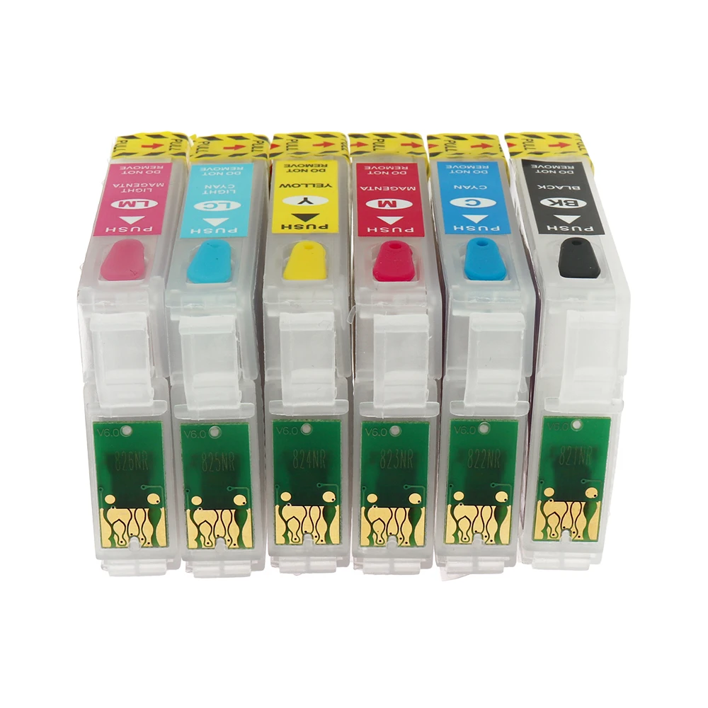 Картридж для принтера Epson T0781 многоразовый картридж с дуговыми чипами RX580 R260 R380 R280