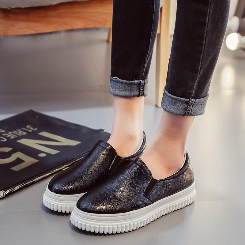 2020 Новый Тканные женская повседневная обувь на толстой подошве Женская для