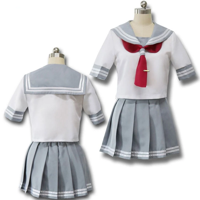 

Школьная форма японской девочки, короткая юбка, женский косплей, матросский костюм, маленькая юбка Лали, летняя одежда в стиле Лолита
