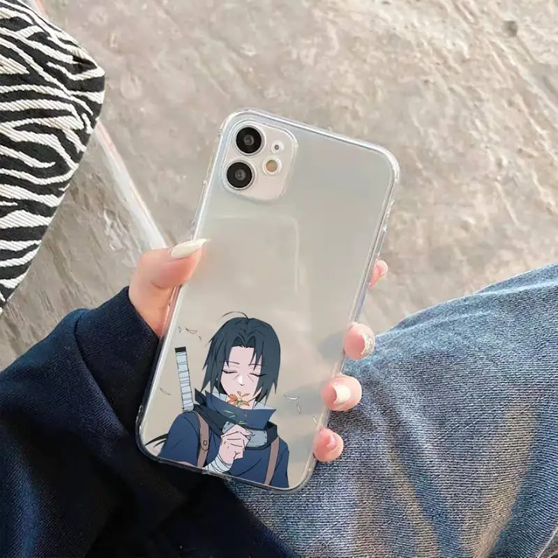 

Anime Naruto Passionate Phone Case Transparent for iPhone 11 12 mini pro XS MAX 8 7 6 6S Plus X 5S SE 2020 XR