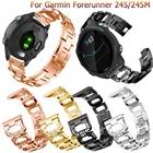 Алмазный ремешок 20 мм для Garmin Forerunner 245 модные классические сменные браслеты аксессуары для браслетов для Samsung Gear S2