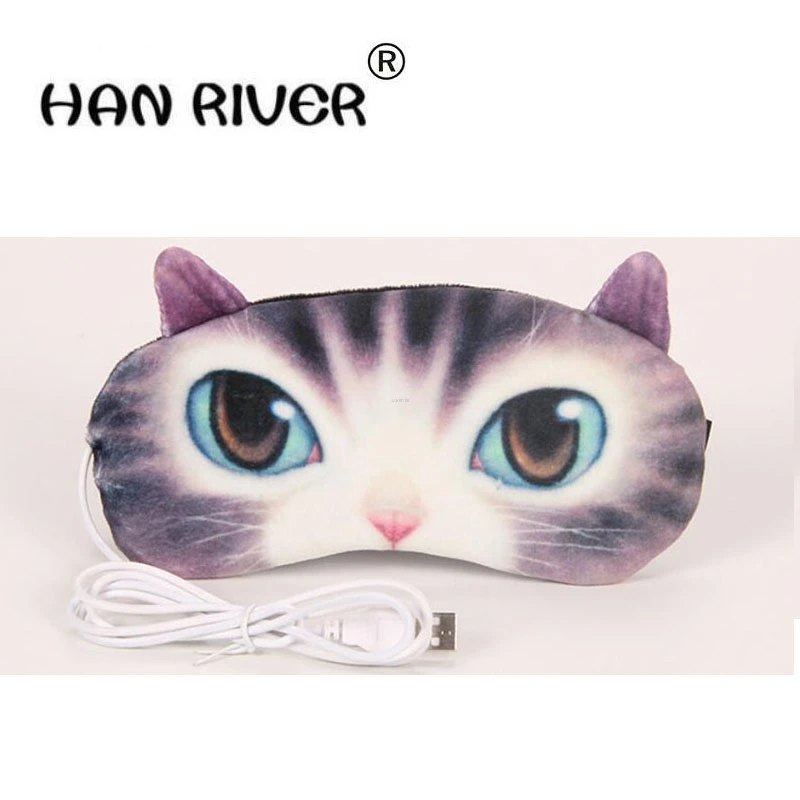 Супер мягкий фланелет USB жара Патч теплый 3 d мультфильм затенение Теплый Сон