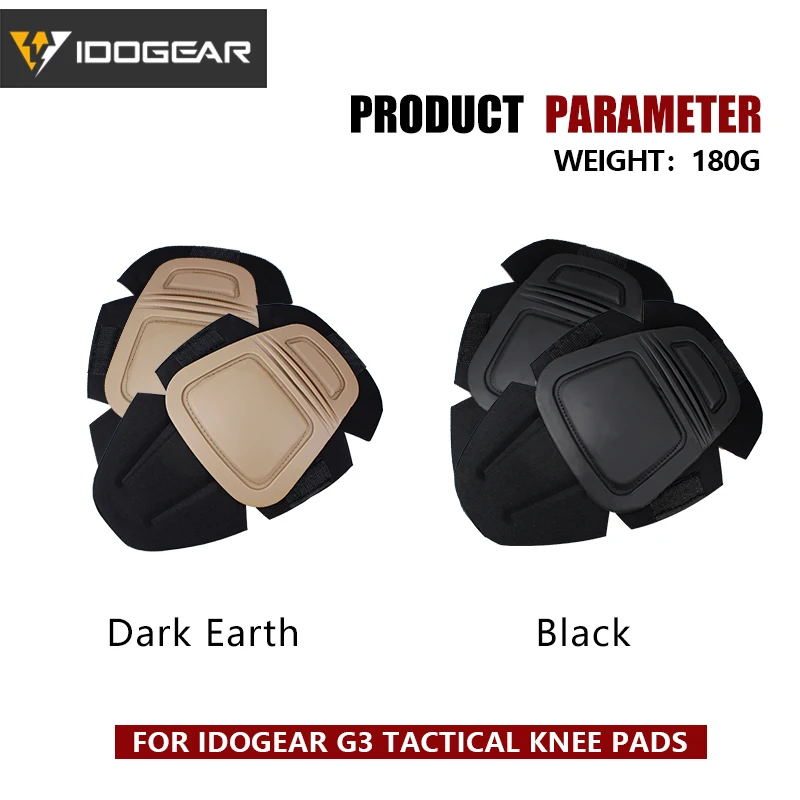 Наколенники IDO GEAR G3 защитные накладки в стиле DP набор наколенников для боевых
