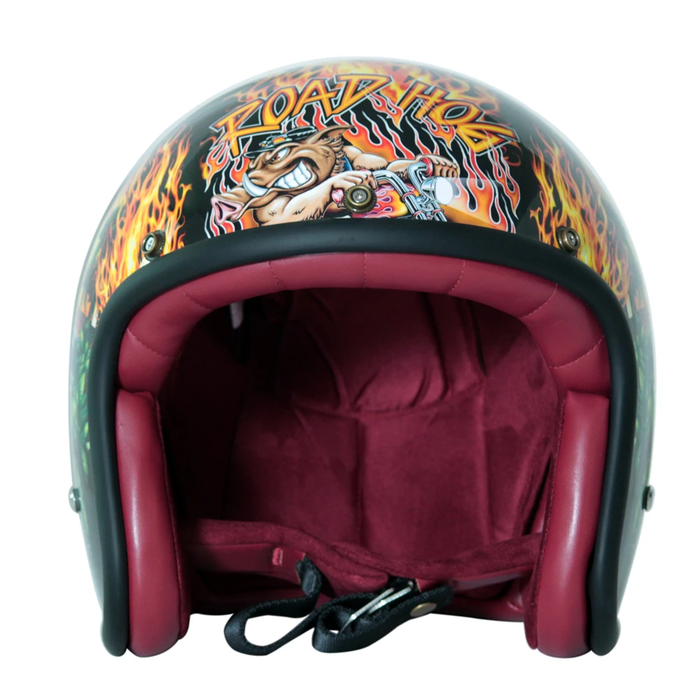 Винтажный мотоциклетный шлем с открытым лицом для мужчин и женщин|Шлемы| |