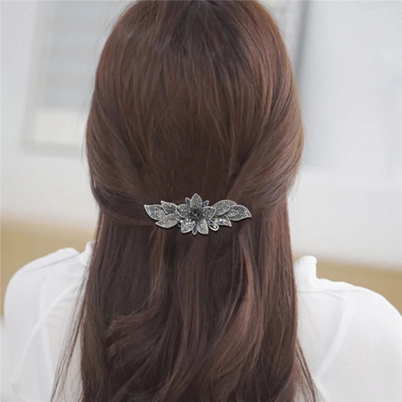 XUAN YIING ретро бахромой заколка для волос с кристаллами лепестки горный хрусталь