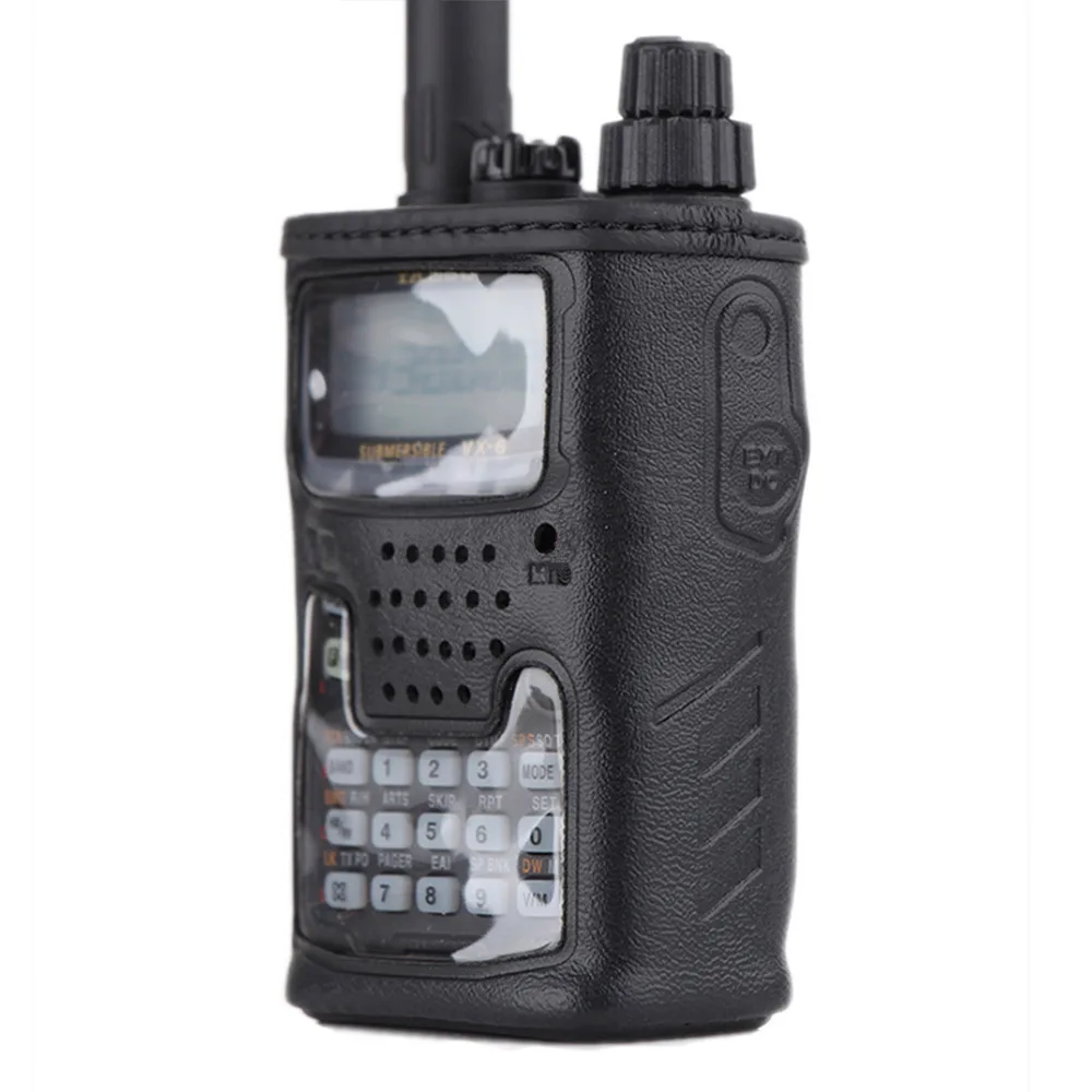 2022.Applicable to YAESU VX6R Walkie Talkie VX-6R Two Way Radio Leather Case CSC-91 Case enlarge