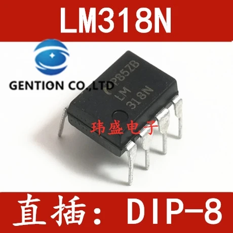 

10PCS LM318N LM318 DIP-8 operational amplifier in stock 100% new and original