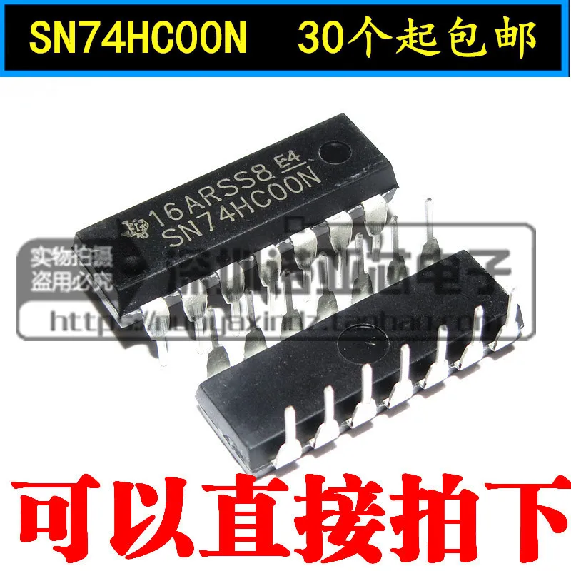 10 шт. SN74HC00N DIP 14 SN74HC00 74HC00 новый и оригинальный IC|Интегральные схемы| |