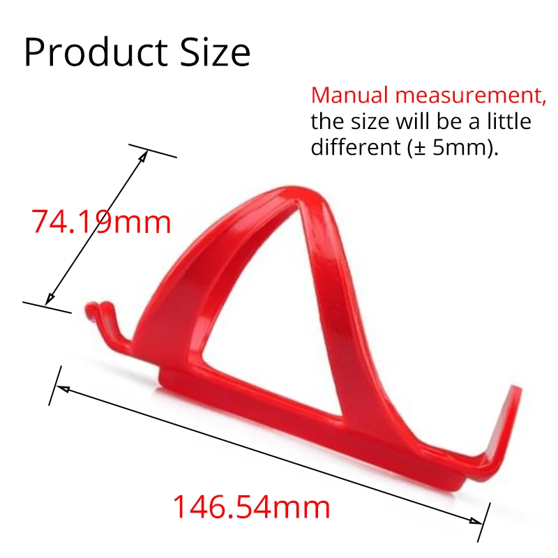 Держатель для бутылок горного велосипеда 1 шт. высокопрочный толстый пластиковый